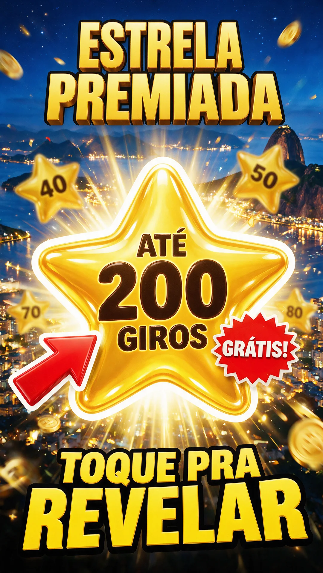 Estrela Premiada — toque pra revelar